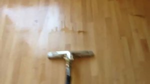 Wood floor cleaning