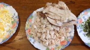 Очень вкусный салат  из зеленой редьки !!!