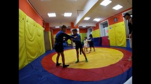 Самбо, тренировка детей 4-6 лет и моя дочка))