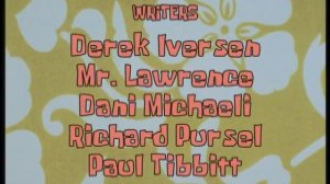 Credits of SpongeBob SquarePants: It's a SpongeBob Christmas! 2012 DVD (2021 Reprint)