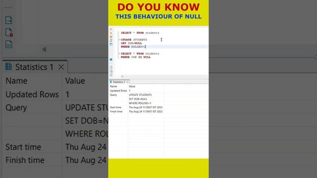 Oracle SQL: How to Play with NULL Values?#oracle #sql  #coding