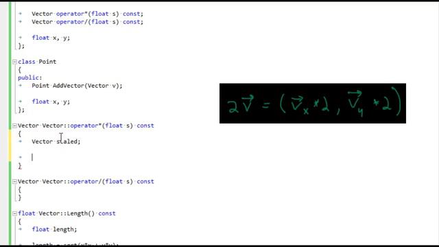 Math for Game Developers - Character Movement 4 (Vector Scaling) (720p)