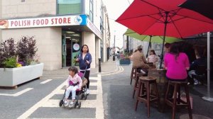 EXPLORING CASHEL :  Walking tour of CASHEL City Center - 4k Cinematic Video, IRELAND