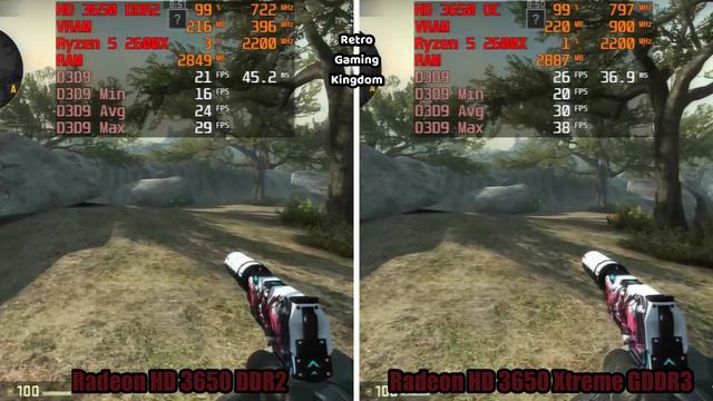Radeon HD 3650 DDR2 vs Radeon HD 3650 Xtreme GDDR3 Test In 13 Games (Capture Card) смотреть онлайн