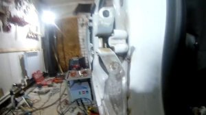 Шевроле Круз. Удар в среднюю стойку.