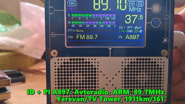 16.06.2024 11:35UTC, [Es], Avtoradio, Армения, 89.7МГц, 1911км