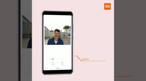 Редактор фото на смартфоне Xiaomi