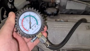 Toyota Vista SV40 4sfe замер компрессии
