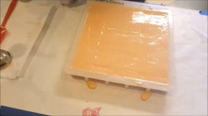 The making and cutting of Magnolia Fragranced Soap