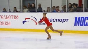 Александра ТРУСОВА, произвольная программа, Открытое первенство Москвы 2016