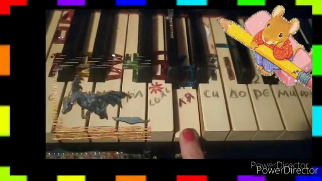 ?Учат в школе Как играть на пианино по Белым клавишам сразу 2мя руками НОТЫ словами РУСскими буквам смотреть онлайн