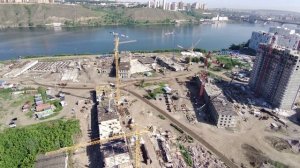 Красноярск Жилой комплекс Тихие зори. короткие съемки июль 2023г.