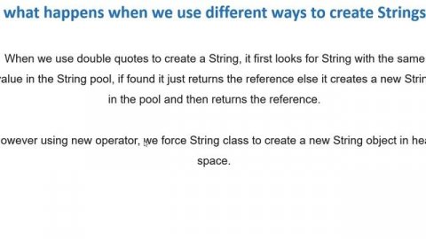7. Java String - String Pool part 1