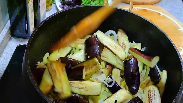 А Вы баклажаны так готовите? Мои любимые ? بادمجون،جون Veganfood смотреть онлайн