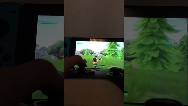 Fortnite Nintendo Switch alpha gameplay.