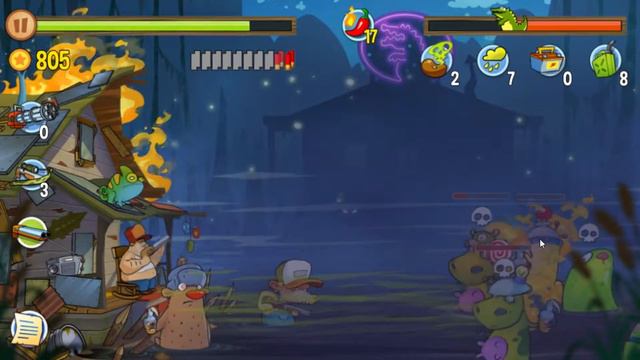 Swamp Attack. Эпизод 9. 4 уровень. смотреть онлайн