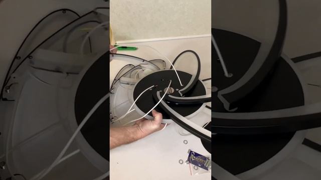 LEDCITY:СБОРКА И ПОДКЛЮЧЕНИЕ СВЕТОДИОДНОЙ ПОТОЛОЧНОЙ ЛЮСТРЫ "6 ОВАЛОВ" |#освещение #ledcity смотреть онлайн