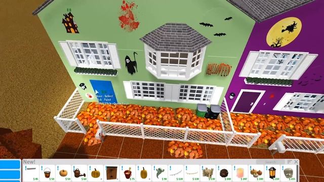 DECORATING MY BLOXBURG TOWN FOR HALLOWEEN ? | Roblox смотреть онлайн