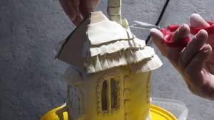 Мастер класс. Декоративный домик. Master class. Decorative house.