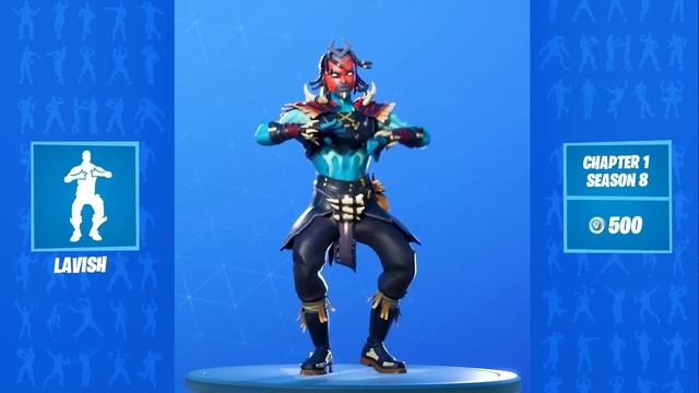 ALL DANCES IN FORTNITE BATTLE ROYALE