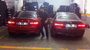 BMW E92 M3 Akrapovic exhaust & BMW E92 M3 Akrapovic X-pipe + M Performance exhaust