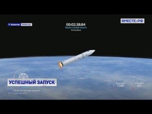 Ракета носитель "Протон М" доставит "Науку" на МКС