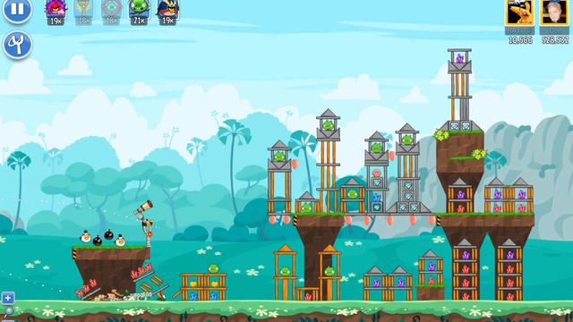 Angry Birds Friends Tournament All Levels week 287-A PC POWER-UP walkthrough смотреть онлайн