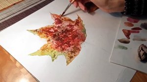 Осенние листья - закладка для книги своими руками