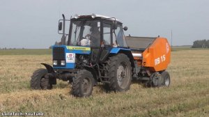 Тракторы К-424 Кирюша, Т-150К, МТЗ-82 и комбайн ACROS 595 Plus - оперативная работа в поле