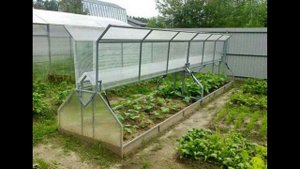 Открывающиеся парники из поликарбоната своими руками