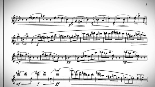 P. Hindemith - 8 pieces for Solo Flute смотреть онлайн