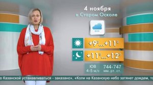 Погода в Старом Осколе на 4 ноября