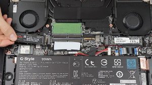 GIGABYTE AORUS 15 (2023) RAM and SSD upgrade