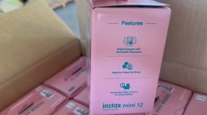 In our warehouse: Fujifilm Instax Mini 12 instant camera Mint Green.   B2B Sales Offer.