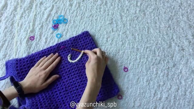 Лайфхак вязаная сумка. Вышиваем сердечко. Авоська крючком. Crochet bag