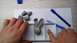 Заяц,брат зайца из ну,погоди из пластилина.Часть1