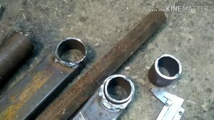 Минипогрузчик переломка. Часть 9. Изготовление пальцев для стрелы.