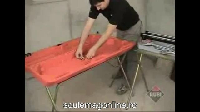 Masina de taiat gresie faianta Rubi TX - aparat profesional смотреть онлайн