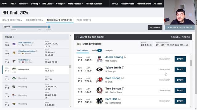 Green Bay Packers Mock Draft !!! Post Combine ( TRADES !!! )