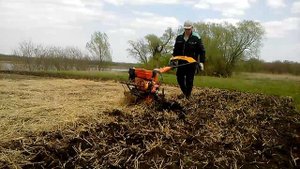 Мотоблок НЕВАДА в деле