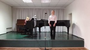 Й. Гайдн "За рекой играет флейта" / поёт Куделя Полиана