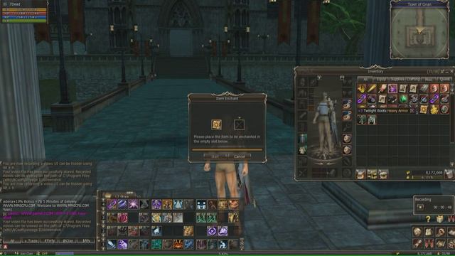 Lineage 2 Enchant Twilight Armor. смотреть онлайн