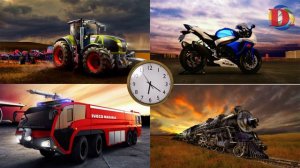 Изучаем городской транспорт и спецтехнику | Развивающее видео для самых маленьких