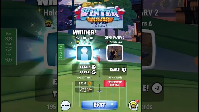 Golf Clash, RECORDING, Winter Major, Weekend round, Master, Hole in Juan account смотреть онлайн