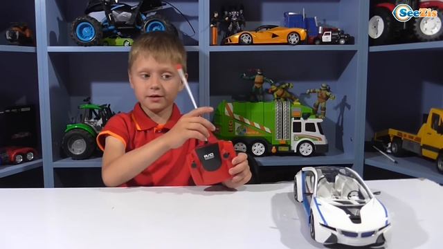 Гоночная Машина. Распаковка и обзор Машинки от Игорька. Видео для детей BMW Cars Toys смотреть онлайн