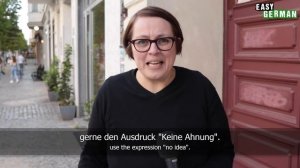 15 German expressions you should know! | Easy German 346