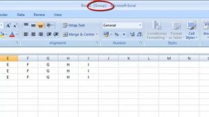 Excel 2007 - Selecting Multiple Worksheets