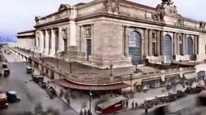 Жизнь в Нью-Йорке 1900-1919 годов в цвете. Обзор улиц, транспорта, людей в США. Исторические кадры.