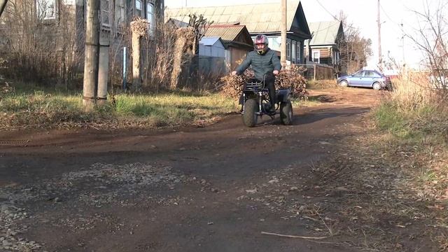 Трицикл TRITON на базе мотоцикла Скаут-Сафари 3. смотреть онлайн