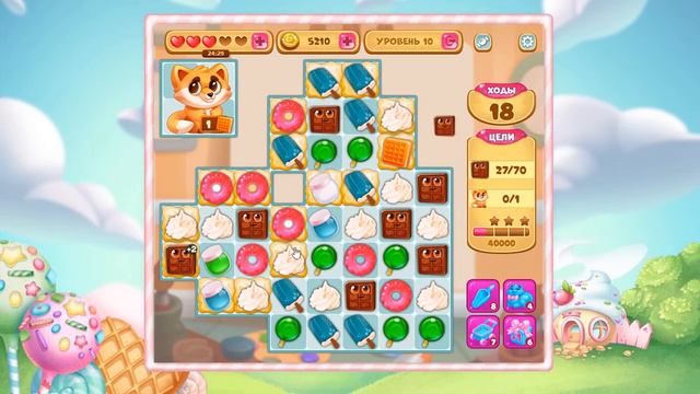 История В Картине - 10 уровень [Долина Сладостей] смотреть онлайн